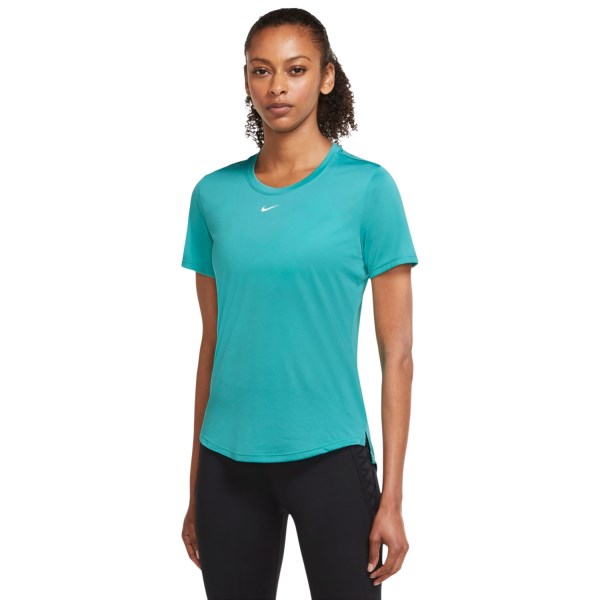 Nike Dri-Fit One Womens Training T-Shirt - Plus Size - Washed Teal ...