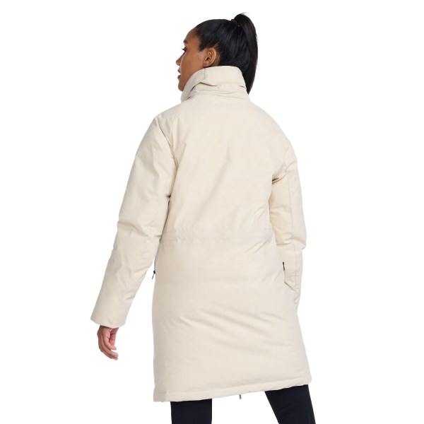 2XU Commute Womens Longline Insulation Jacket - Linen/White