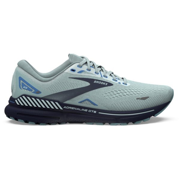 Brooks Adrenaline GTS 23 - Womens Running Shoes - Blue Glass/Nile Blue