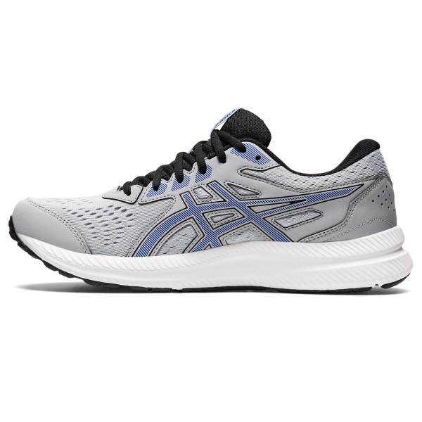 Asics Gel Contend 8 - Mens Running Shoes - Piedmont Grey/Asics Blue