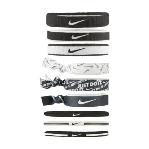 Nike Mixed Sports Hairbands - 9 Pack - Black/White