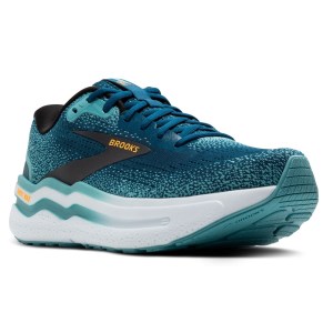 Brooks Ghost Max 2 - Mens Running Shoes - Moroccan Blue/Aqua/Org