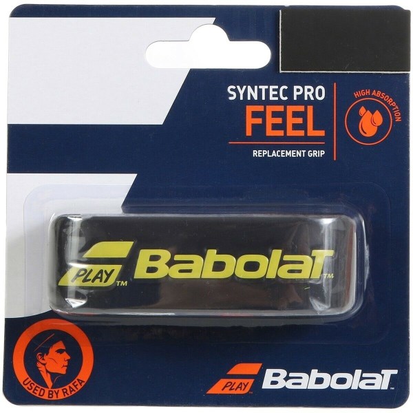 Babolat Syntec Pro Tennis Replacement Grip - Black/Yellow