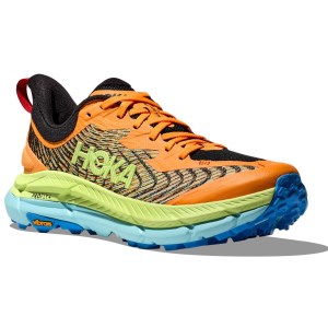 Hoka Mafate Speed 4 - Mens Trail Running Shoes - Solar Flare/Lettuce