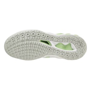 Mizuno Wave Luminous 2 - Womens Netball Shoes - White/Glacial Ridge/Platina Green