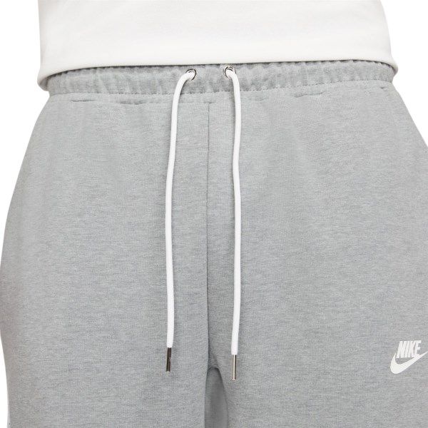Nike Sportswear Fleece Joggers Mens Track Pants - Particle Grey/Heather/Ice Silver/White