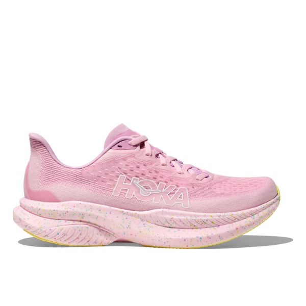 Hoka Mach 6 - Womens Running Shoes - Pink Twilight/Lemonade
