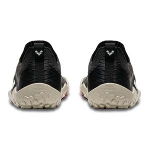 Vivobarefoot Primus Trail Knit FG - Mens Trail Running Shoes - Obsidian/Limestone