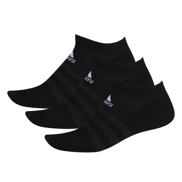 Adidas Cushion Low Cut Socks - 3 Pairs - Black