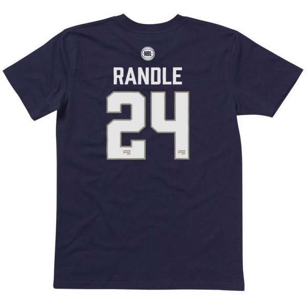First Ever Jerome Randle Adelaide 36ers 2019/20 Mens Basketball T-Shirt - Navy