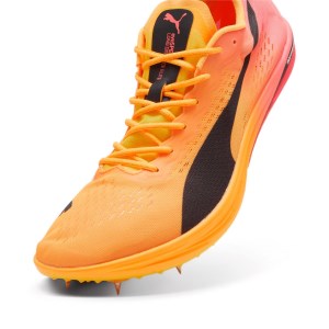 Puma evoSpeed Nitro Elite 2 LD - Unisex Track and Field Shoes - Sun Stream/Sunset Glow/Black