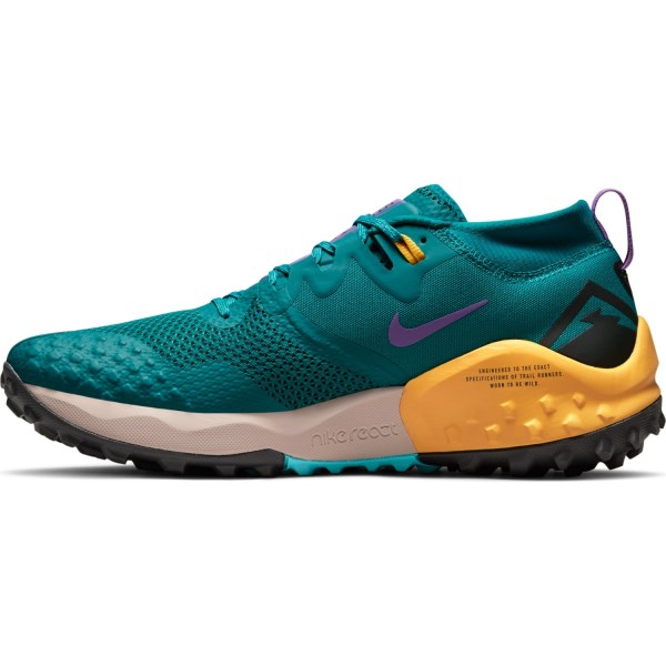 Nike Wildhorse 7 - Mens Trail Running Shoes - Mystic Teal/Dark Smoke Grey/Turquoise Blue