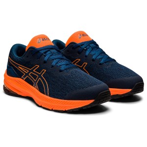 Asics GT-1000 11 GS - Kids Running Shoes - French Blue/Orange