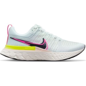 Nike React Infinity Run Flyknit 2 - Womens Running Shoes - White/Black/Sail/Pink Blast