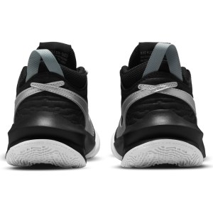Nike Team Hustle D 10 GS - Kids Basketball Shoes - Black/Metallic Silver/Volt/White