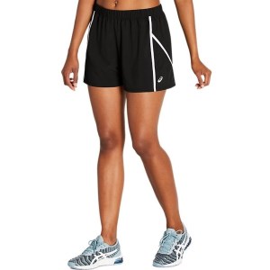 Asics Essential 3 Inch Woven Womens Training Shorts - Performance Black/Brilliant White