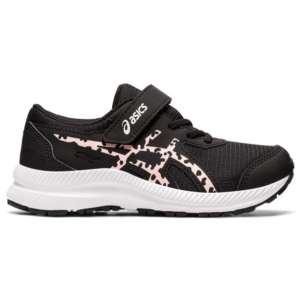 Asics Contend 8 PS - Kids Running Shoes - Black/Frosted Rose