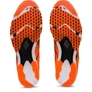 Asics Sortiemagic RP 6 - Unisex Road Racing Shoes - Shocking Orange/Black