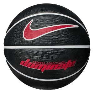 Nike Dominate Outdoor Basketball - Size 7 - Black/White/University Red
