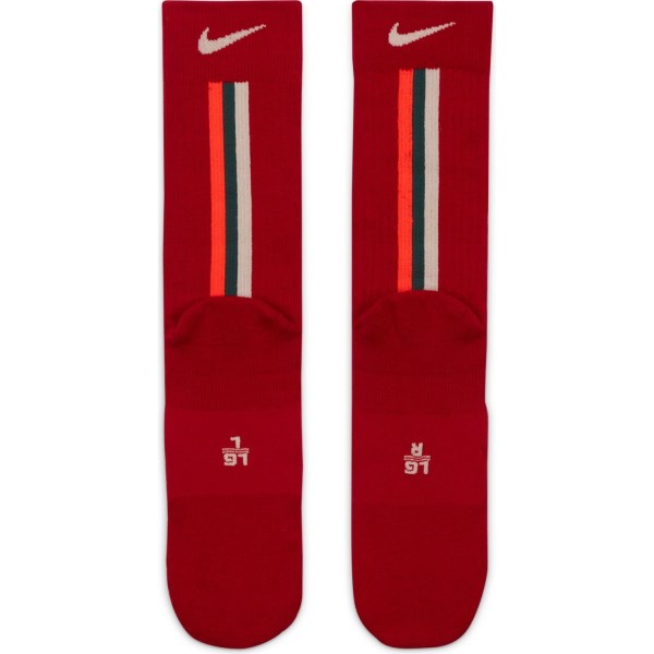 Nike Liverpool FC SNKR Sox Soccer Crew Socks - Gym Red/Fossil