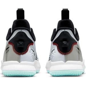 Nike Lebron Witness V PS - Kids Basketball Shoes - Pure Platinum/Black/Chile Red/Light Dew