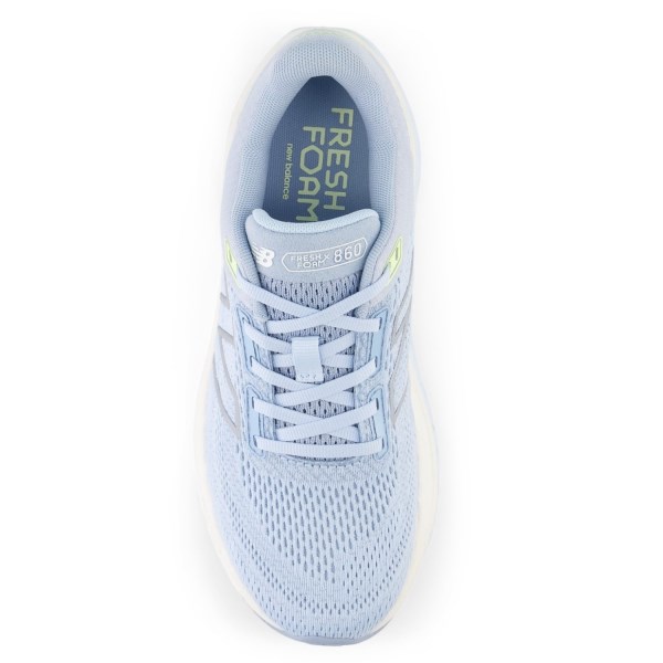 New Balance Fresh Foam X 860v14 - Womens Running Shoes - Light Chrome Blue/Limelight/Bleached Lime