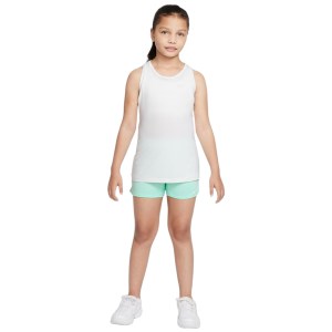 Nike Dri-Fit Trophy 6 Inch Kids Girls Training Shorts - Mint Foam/White
