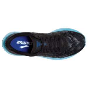 Brooks Hyperion Tempo - Mens Running Shoes - Black/Iced Aqua/Blue
