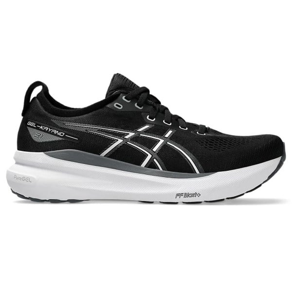 Asics Gel Kayano 31 - Mens Running Shoes - Black/White