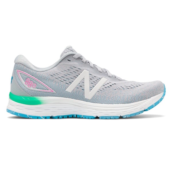 New Balance 880v9 - Womens Running Shoes - Light Aluminium/Steel ...