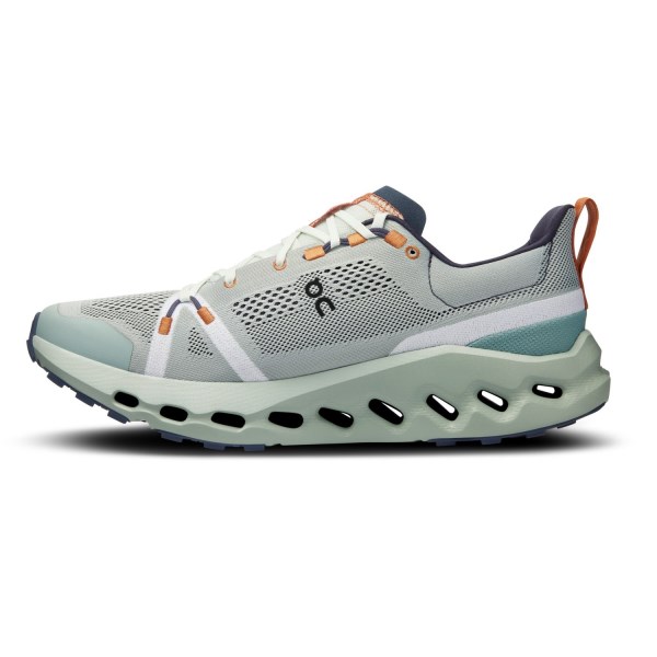 On Cloudsurfer Trail - Mens Trail Running Shoes - Aloe/Mineral