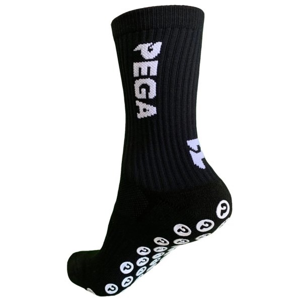 Pega Grip Crew Football Socks - Black