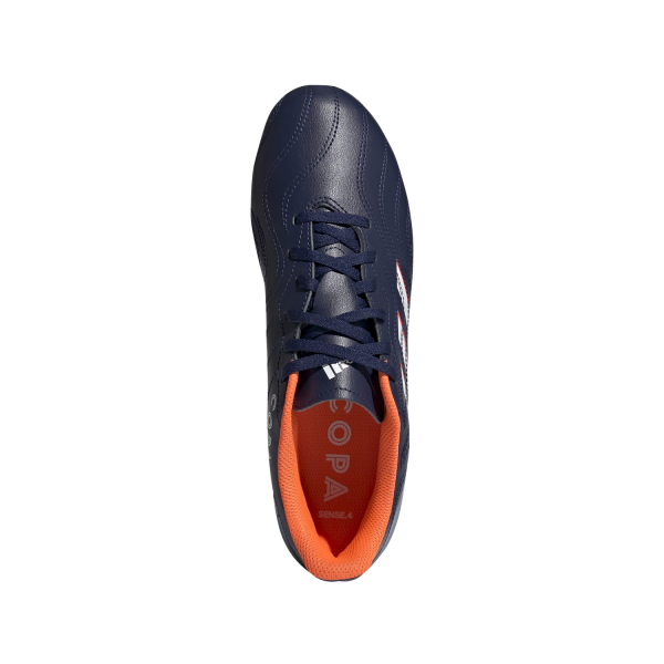 Adidas Copa Sense.4 - Flexible Ground Mens Football Boots - Navy/White/Blue Rush
