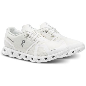 On Cloud 5 - Womens Running Shoes - Undyed White/White