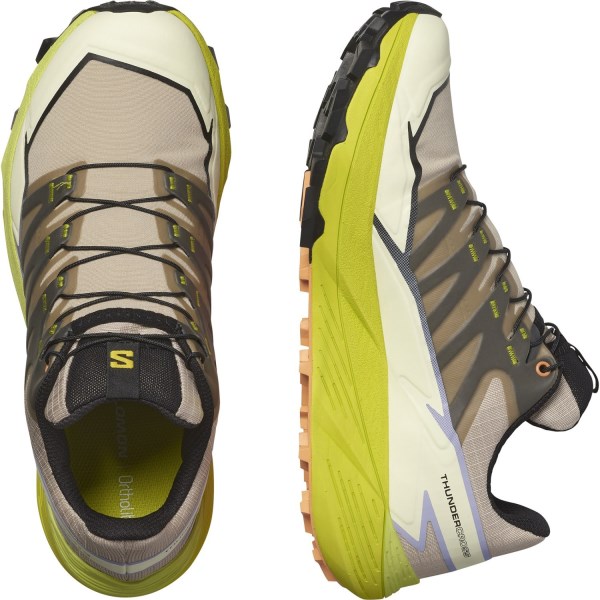 Salomon ThunderCross - Womens Trail Running Shoes - Safari/Sulphur/Black