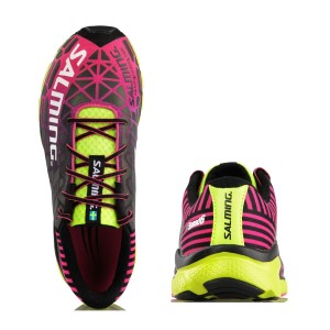Salming Speed 6 - Womens Running Shoes - Pink/Safety Yellow