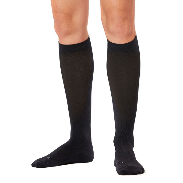 2XU Womens Compression Run Socks - Black
