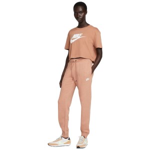 Nike Sportswear Essential Fleece Womens Track Pants - Mineral Clay/Heather/White