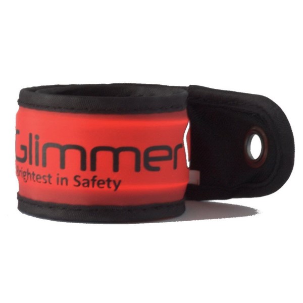 Glimmer Gear LED High Visibility Slap Band - Red