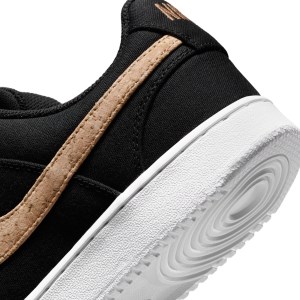 Nike Court Vision Low Canvas - Mens Sneakers - Black/Multi-Color/Twine/White
