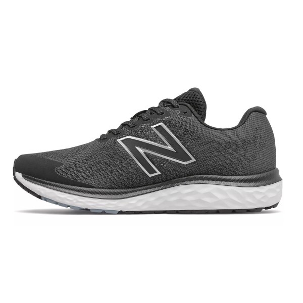New Balance Fresh Foam 680v7 - Mens Running Shoes - Black/Star Glo