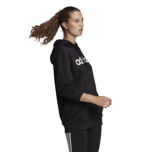 Adidas Essentials Oversize Logo Womens Hoodie - Black/White