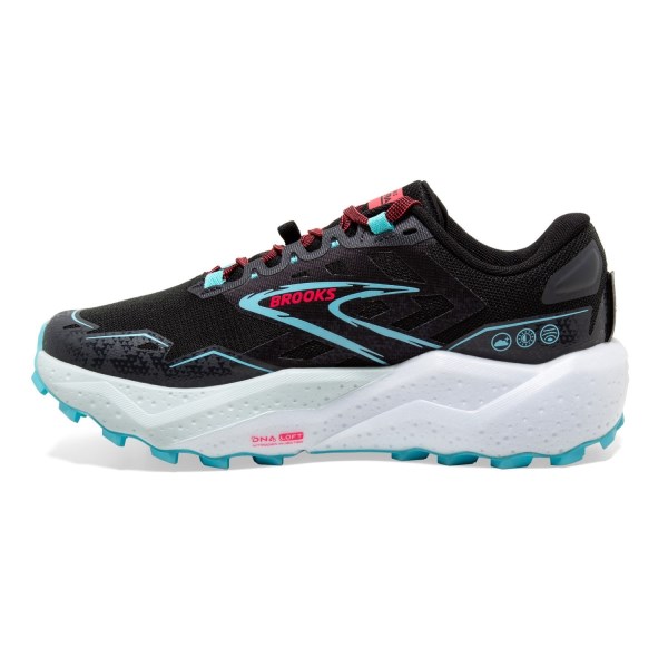 Brooks Caldera 7 - Womens Trail Running Shoes - Black/Ebony/Bluefish