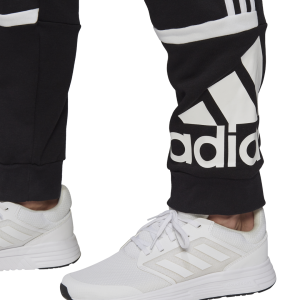 Adidas Essentials Logo Colourblock Cuff Mens Track Pants - Black