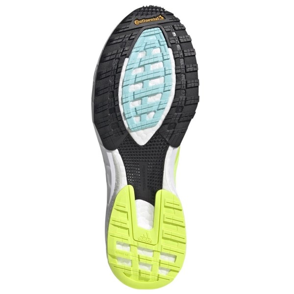 Adidas Adizero Adios 5 - Mens Running Shoes - Solar Yellow/Core Black/Clear Aqua