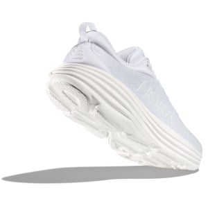 Hoka Bondi 8 - Mens Running Shoes - White/White