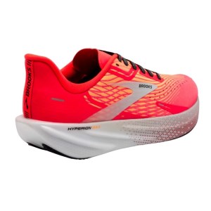 Brooks Hyperion Max - Womens Road Racing Shoes - Fiery Coral/Orange/Blue