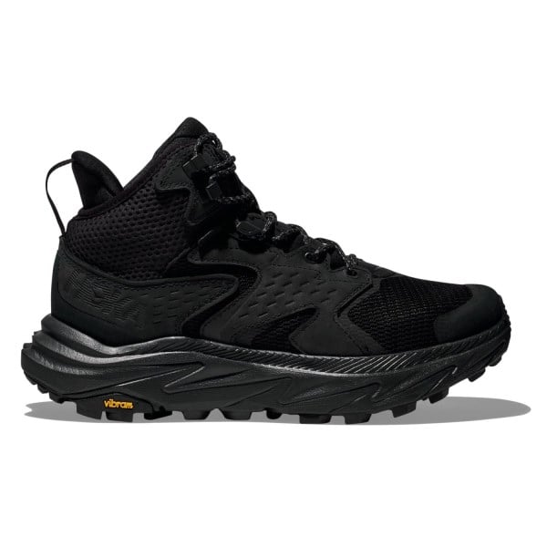 Hoka Anacapa 2 Mid GTX - Womens Hiking Shoes - Black/Black