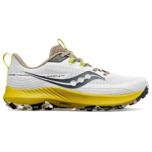 Saucony Peregrine 13 - Mens Trail Running Shoes - Fog/Clay
