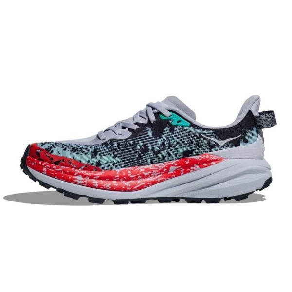 Hoka Speedgoat 6 - Mens Trail Running Shoes - Gull/Stormy Skies